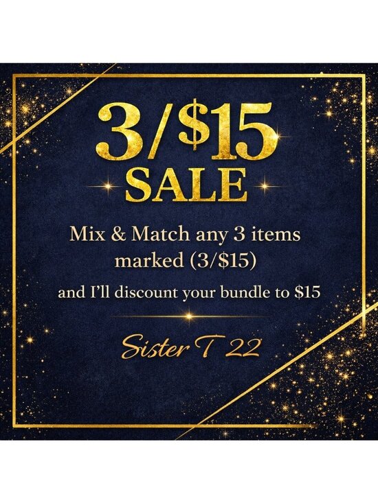 Sale Other - Look for the (3/$15) in Titles and Bundle to Save-How it Works